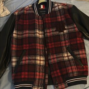 Tommy Hilfiger Plaid Varsity Jacket